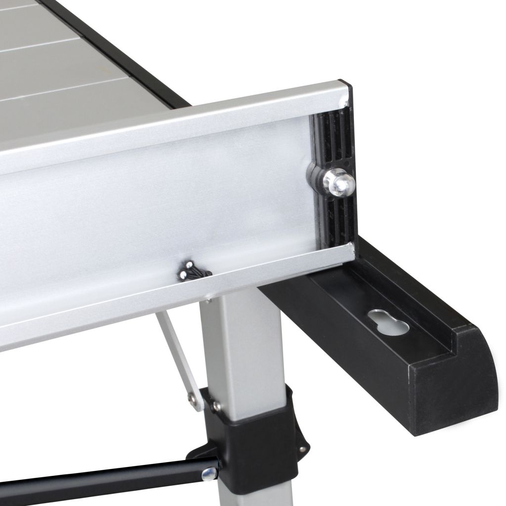 Tisch Titanium Quadra Rollplattenbefestigung