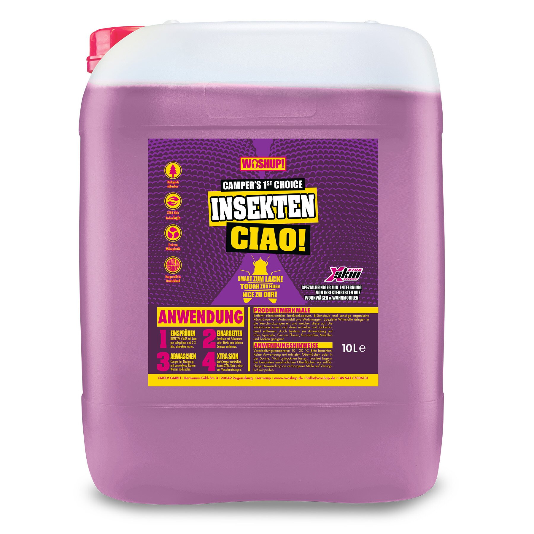 Woshup Insekten Ciao Insektenentferner, 10 Liter ~ 450/345