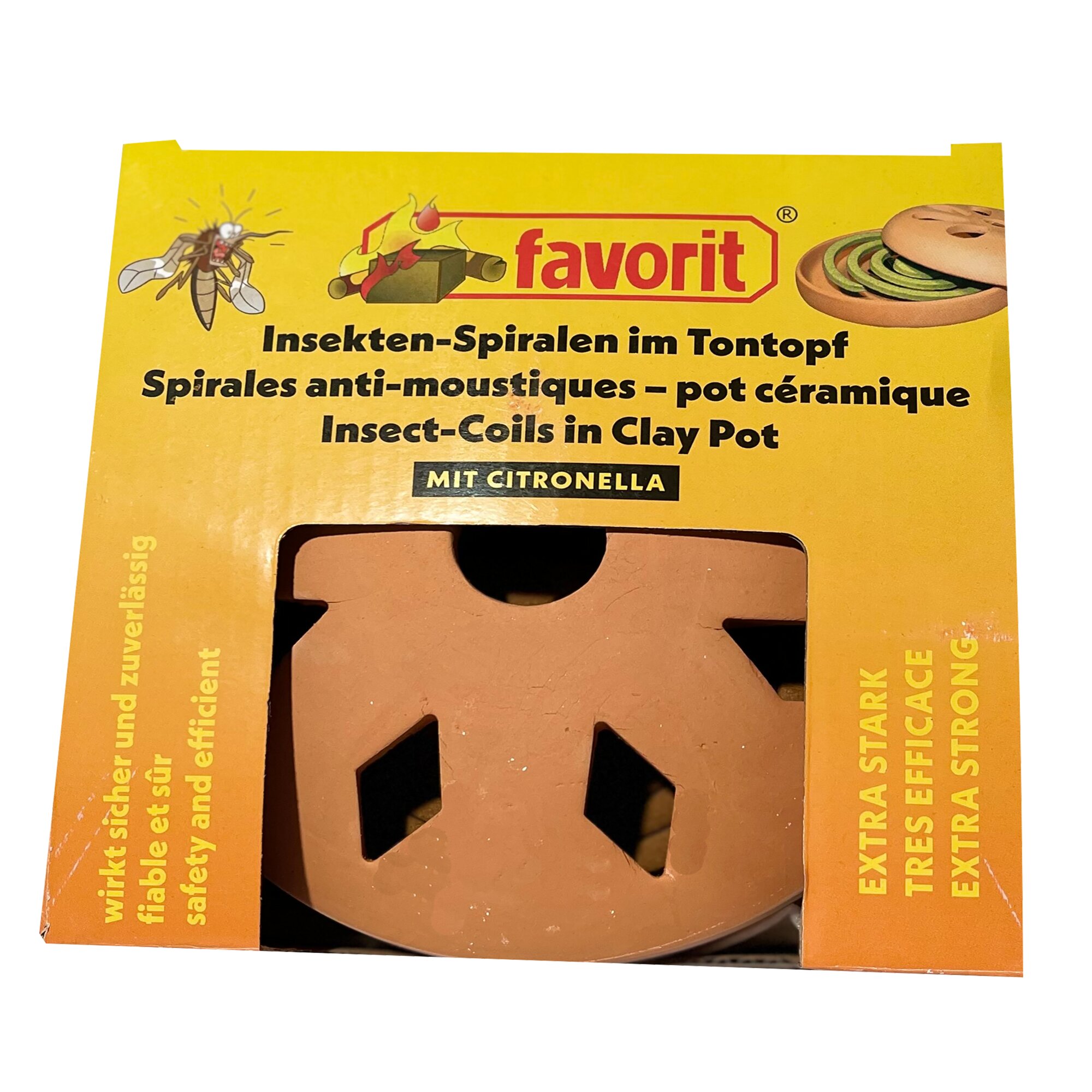 Favorit Insektenspiralen 2 Stück im Tontopf ~ 452/016