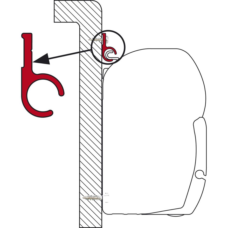 Fiamma® Befestigungsschiene Rail 300 cm ~ 071/174