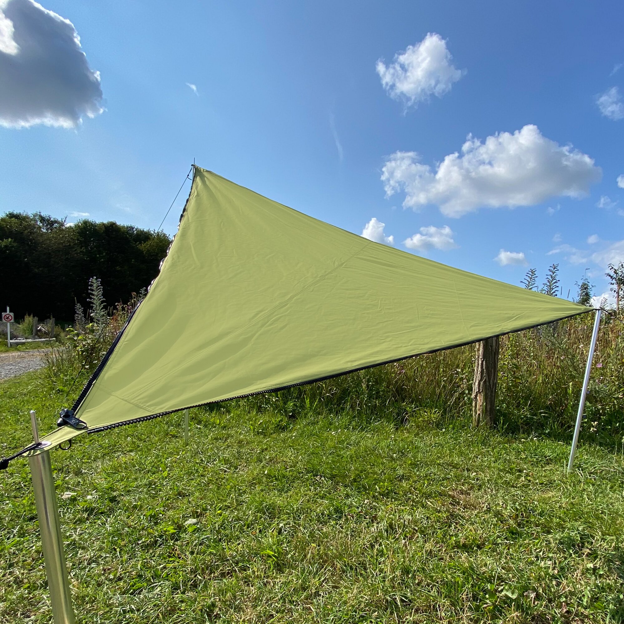 Bent® Sonnensegel „TC-Zip Canvas“ Scandinavian, Design moss ~ 072/696