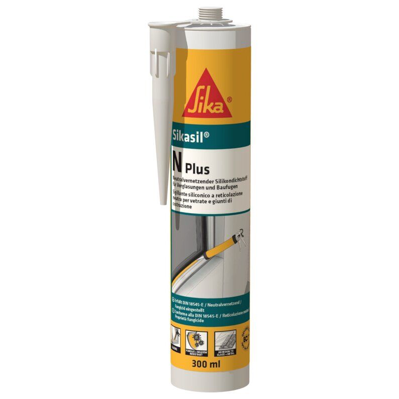 Sika® Sikasil® N Plus, schwarz, 300 ml ~ 451/213