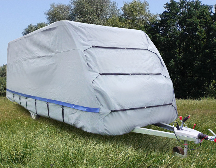 Hindermann® Wohnwagen-Schutzhülle Wintertime, 810 x 250 x 220 cm  ~ 85 708