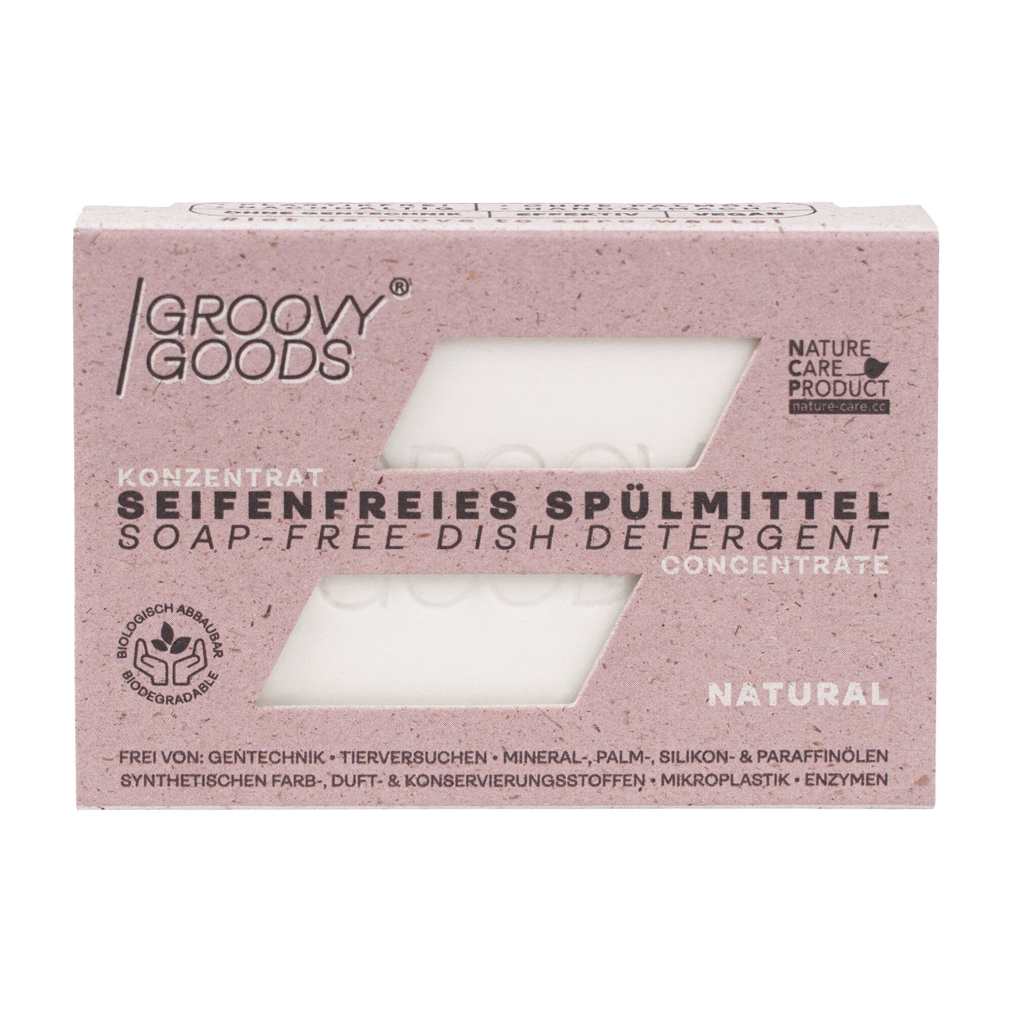 Seifenfreies-SpulmittelaeZb2VRIOjvk0 GROOVY GOODS Spülmittel seifenfrei, Natural, 60 g ~ 550/803