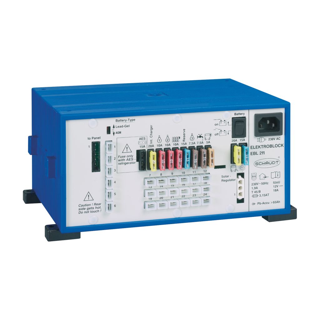 Schaudt® Elektroblock mit Kontrolltafel ~ 322/134