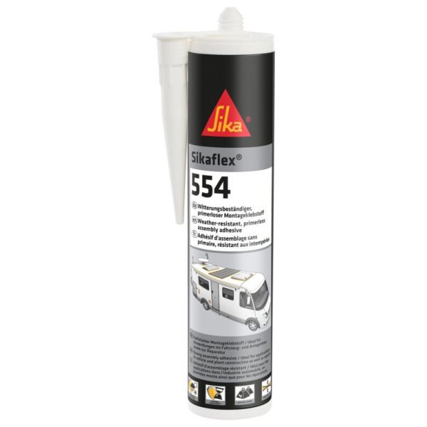 Sikaflex®-554, STP-Montageklebstoff, schwarz, 300 ml ~ 451/206