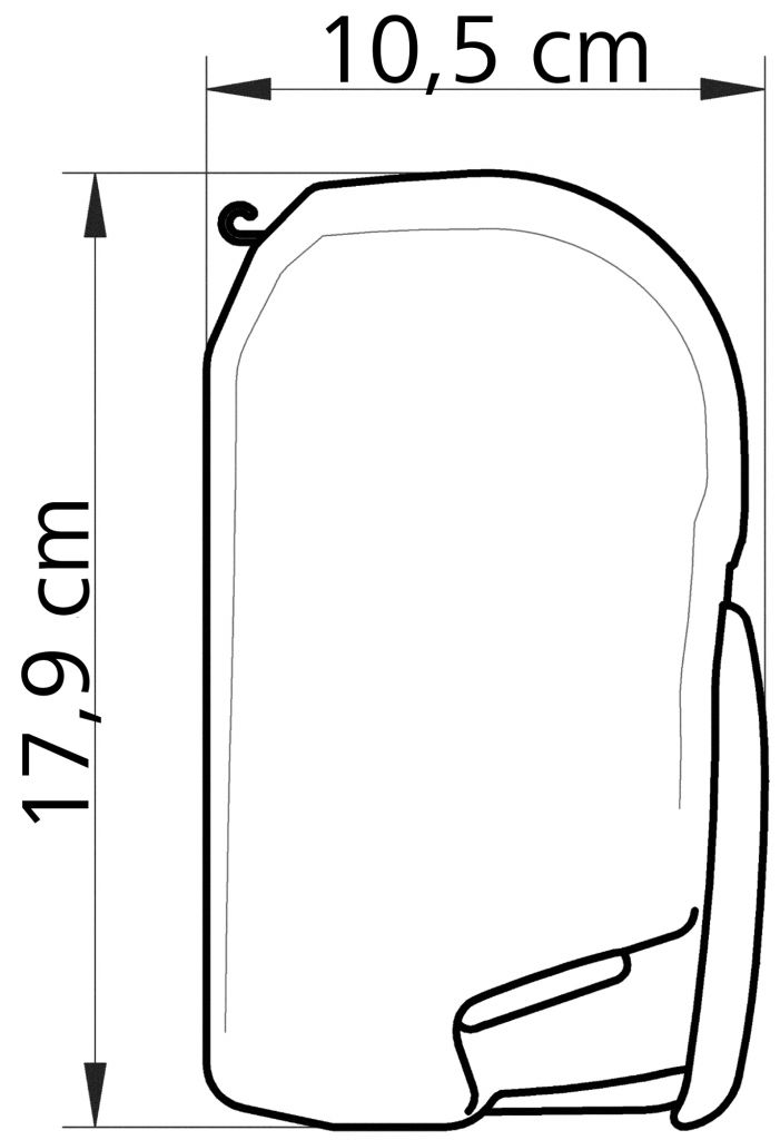 Thule® Omnistor-Markise 8000, 5,5 x 2,75 m, Mystic-Grau, Gehäuse creme-weiß ~ 91 431