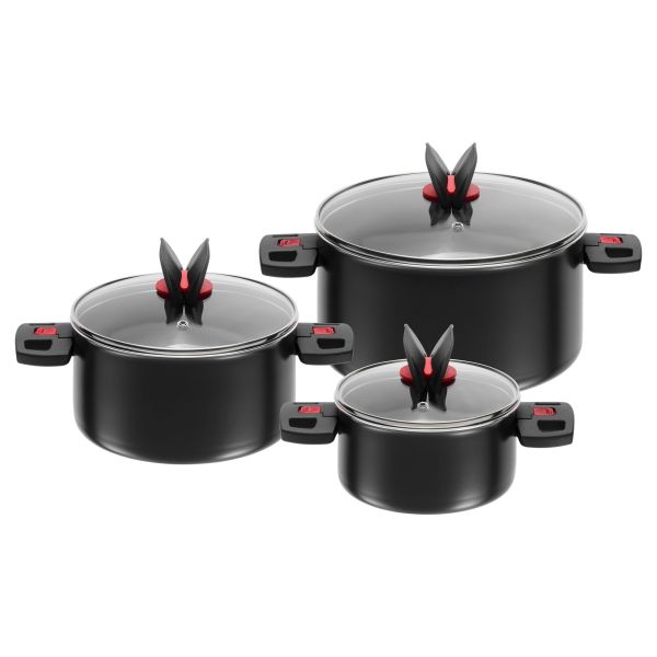 Ballarini Click & Cook Kochtopfset 3-tlg. ~ 551/627