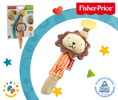 Baby Rassel, Weiches Spielzeug, Löwenplüsch, Beißspielzeug, orange Muster, 