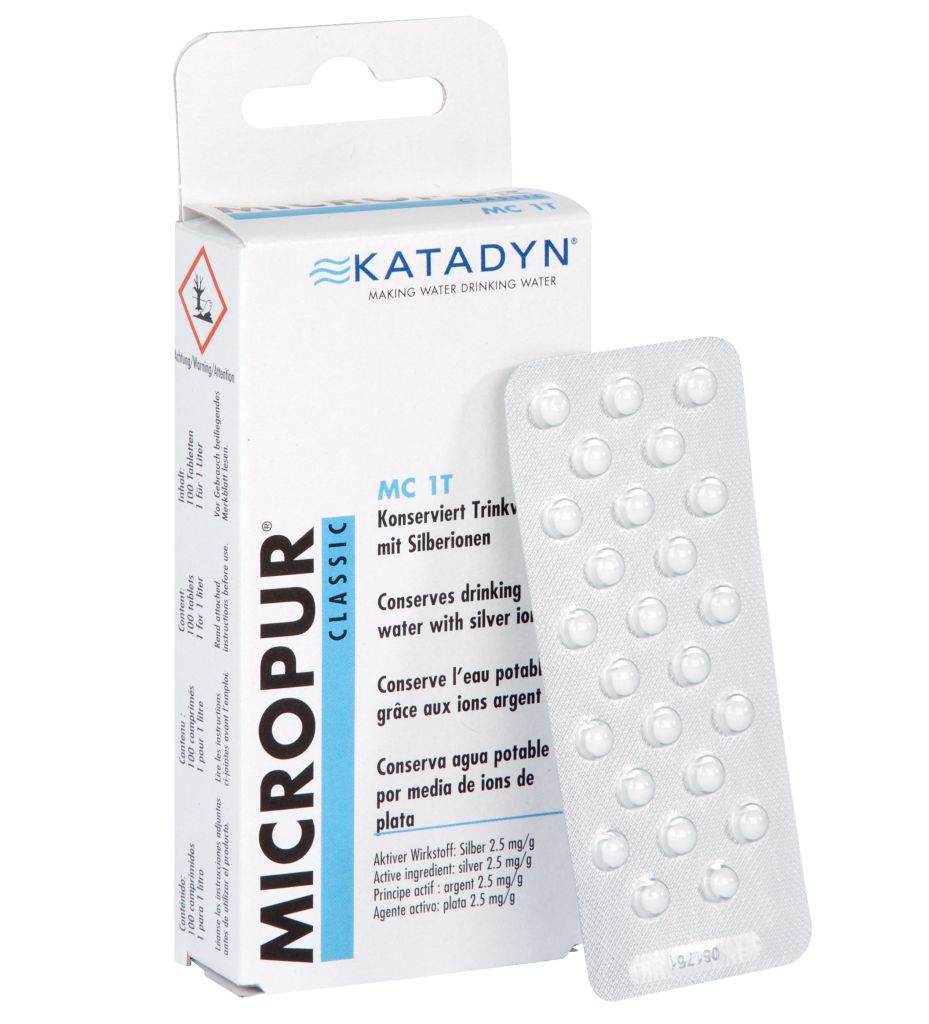 Katadyn® Micropur® Classic MC 1T 1 Packung = 100 Tabletten  ~ 300/910