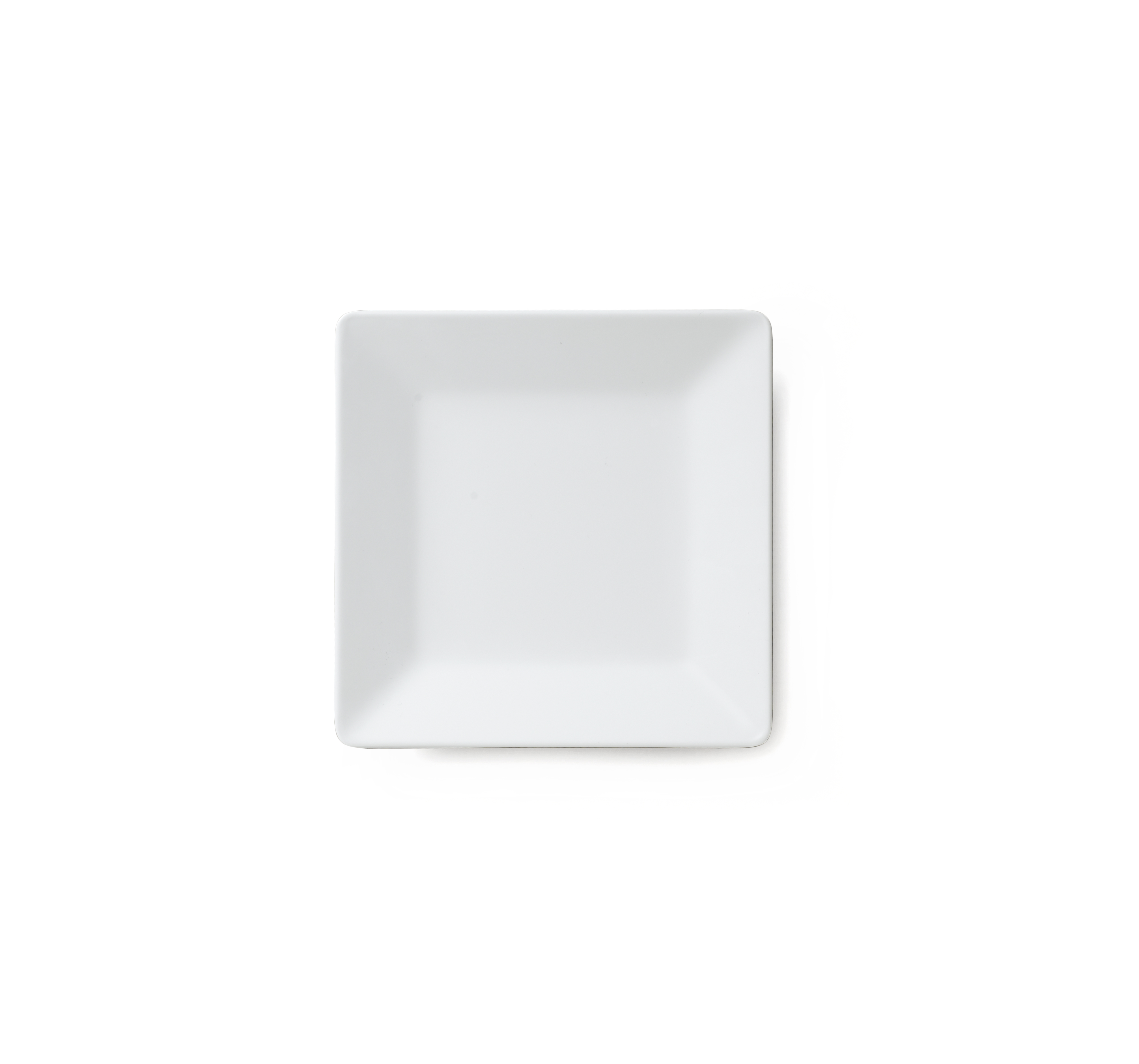 Q Squared Diamond Collection Teller 14 cm x 14 cm Weiss 100% Melamin - 010019