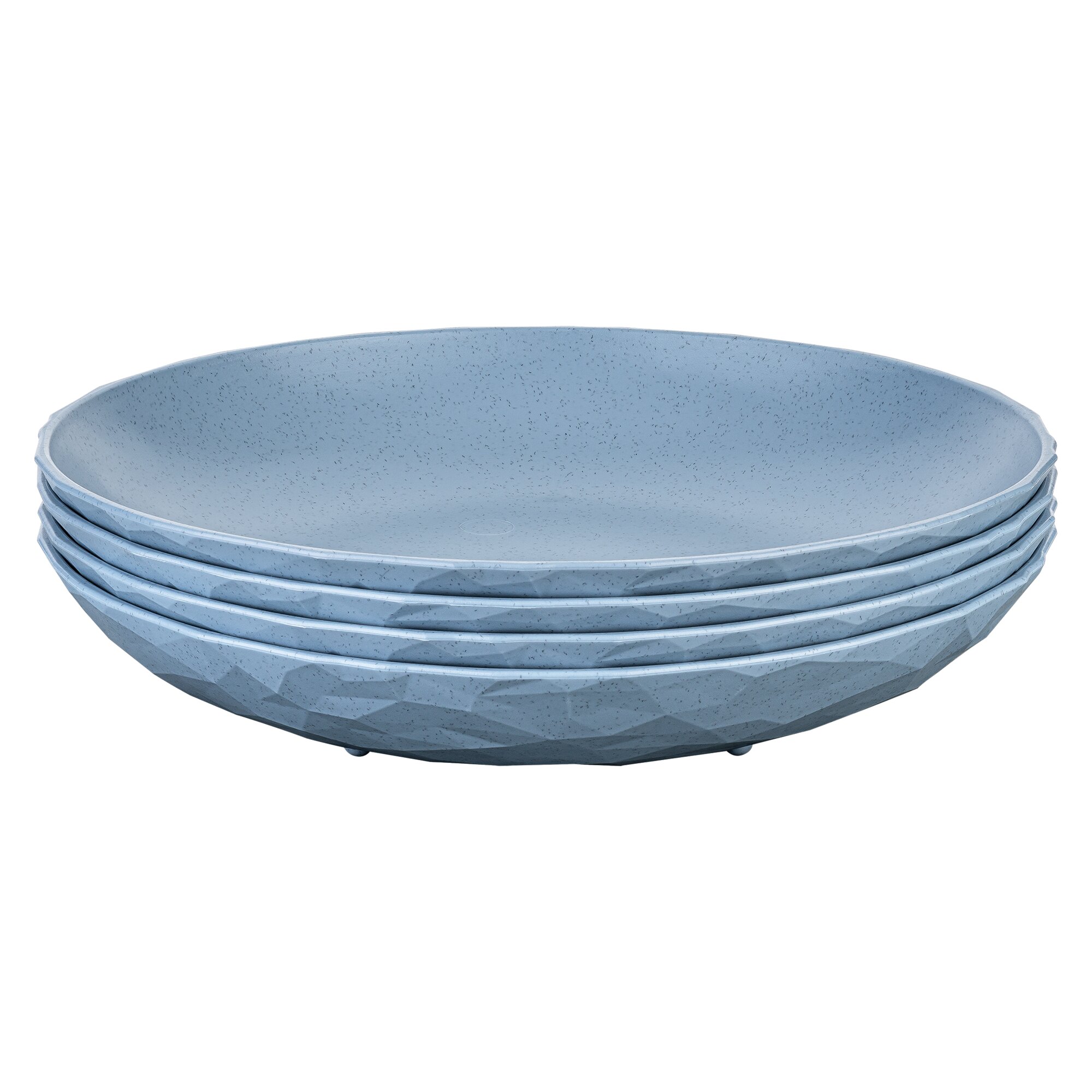 koziol Tiefe Teller CLUB PLATE 220, blau, 4er-Set ~ 551/291