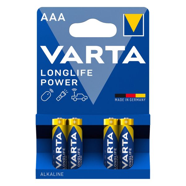 VARTA Varta Longlife Power AAA BL3, 4 Stück ~ 322/740