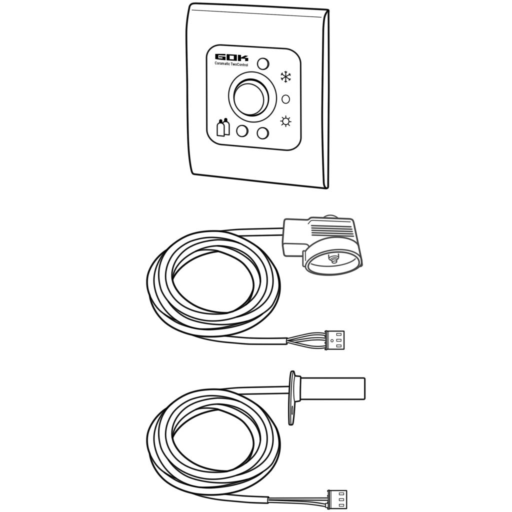 GOK Caramatic TwoControl Fernanzeige und Reglerheizung ~ 311/150