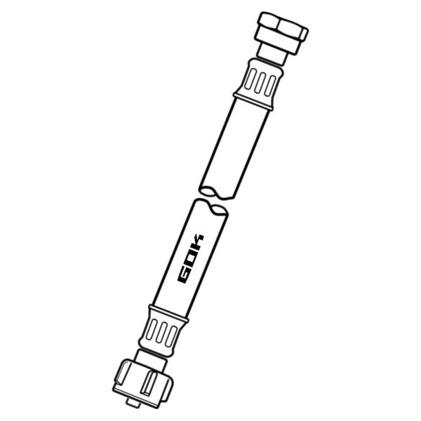 GOK Schlauchleitung Caramatic ConnectBasic G.2 Shell-F, Länge 750 mm, für CH/BE ~ 311/178