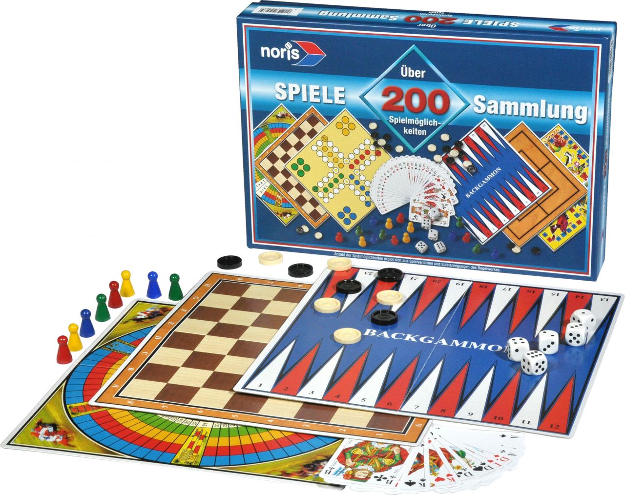 Noris Spiele Spielesammlung 200 Spiele ~ 66 053