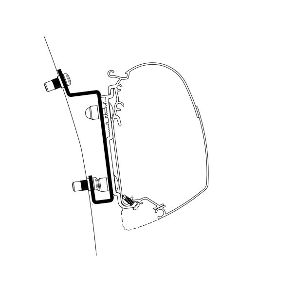 Thule® Adapter Ford Transit High Roof H3 ab Baujahr 2014/05 ~ 90 671