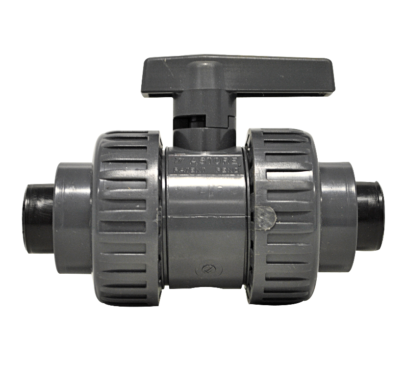 Reich Kugelhahn 1" mit Übergangsstück Abwasser-Rohrsystem  ~ 300/203