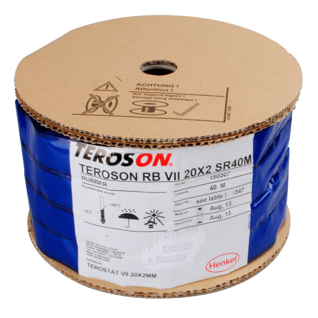 Teroson® RB VII Dichtband 20 x 2 mm 40 Meter Rolle  ~ 451/025