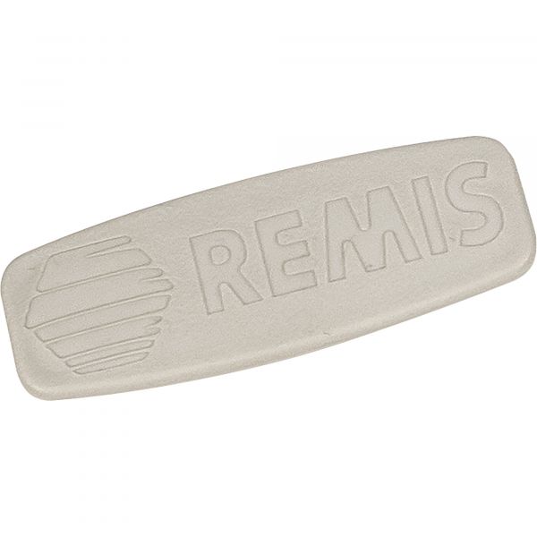 Remis Abdeckkappe mit Remis-Logo, beige, für Remifront IV ~ R-90660