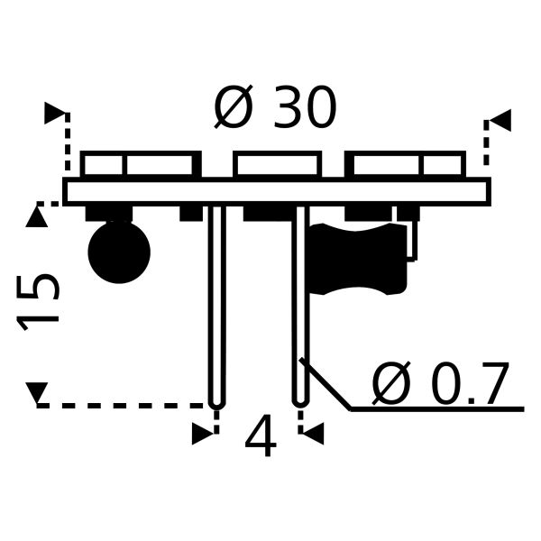 David Communication LED-Leuchtmittel CRI 80, 10er SMD Modul, Sockel GZ4, EEK: F ~ 322/087