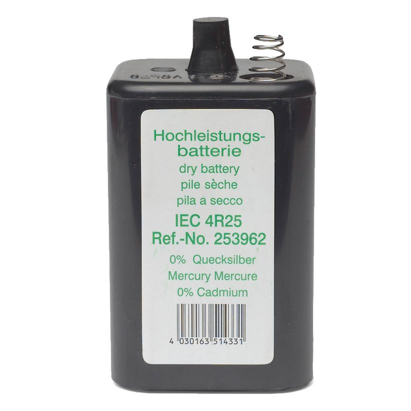 Ampercell® Hochleistungsbatterie 6 Volt Cadmiumfrei  ~ 300/220