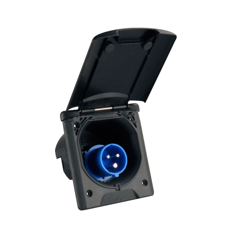 FAWO GmbH Einspeisungsstecker 13 CEE17 schwarz  ~ 321/027