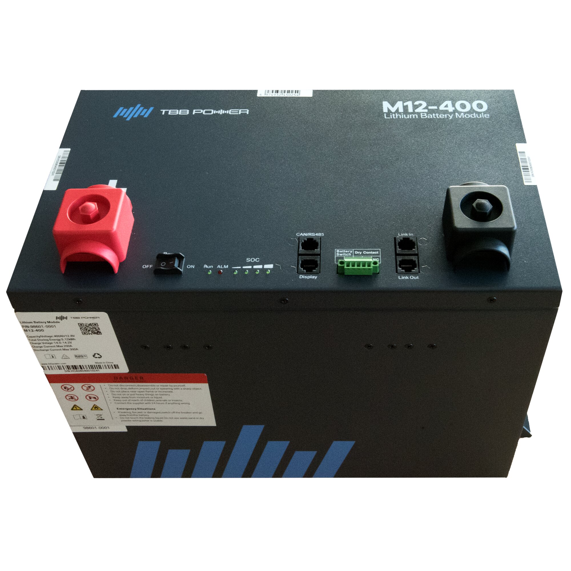 TBB Power Lithium Batterie M12-400/H mit Heizung ~ 323/494