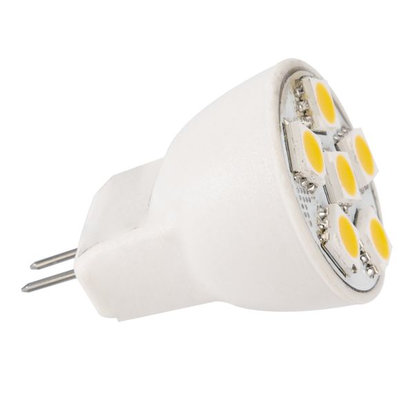 David Communication LED-Leuchtmittel CRI 80, 6er SMD Spot MR8, Sockel GU4, EEK: F ~ 322/076