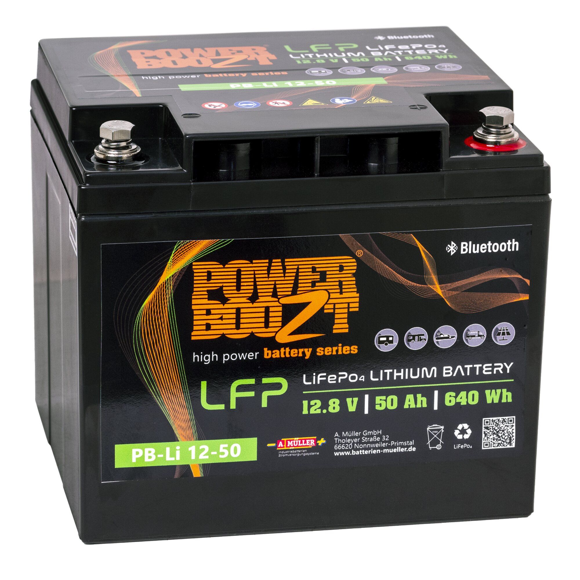 A. Müller Powerboozt Lithium-Batterie 50 Ah ~ 322/860