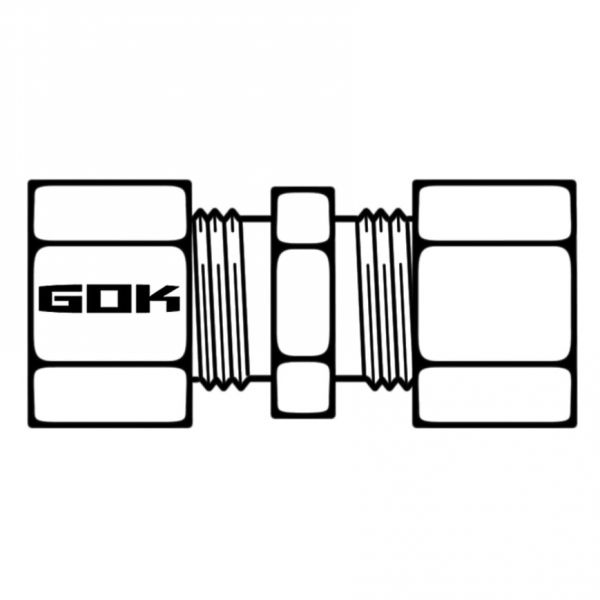 GOK Schneidringverschraubung G, RVS 10 x RVS 10, lose ~ 310/622-1