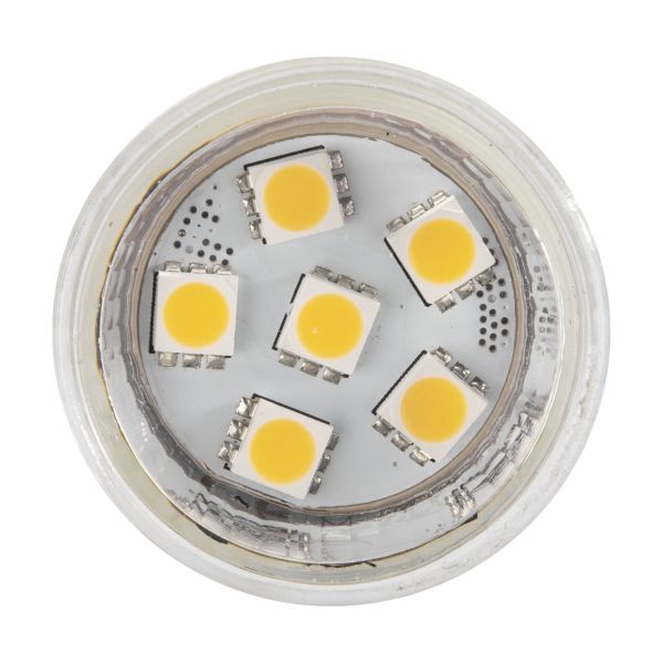 David Communication LED-Leuchtmittel CRI 80, 6er SMD Spot MR11, Sockel GU4, EEK: F ~ 322/086