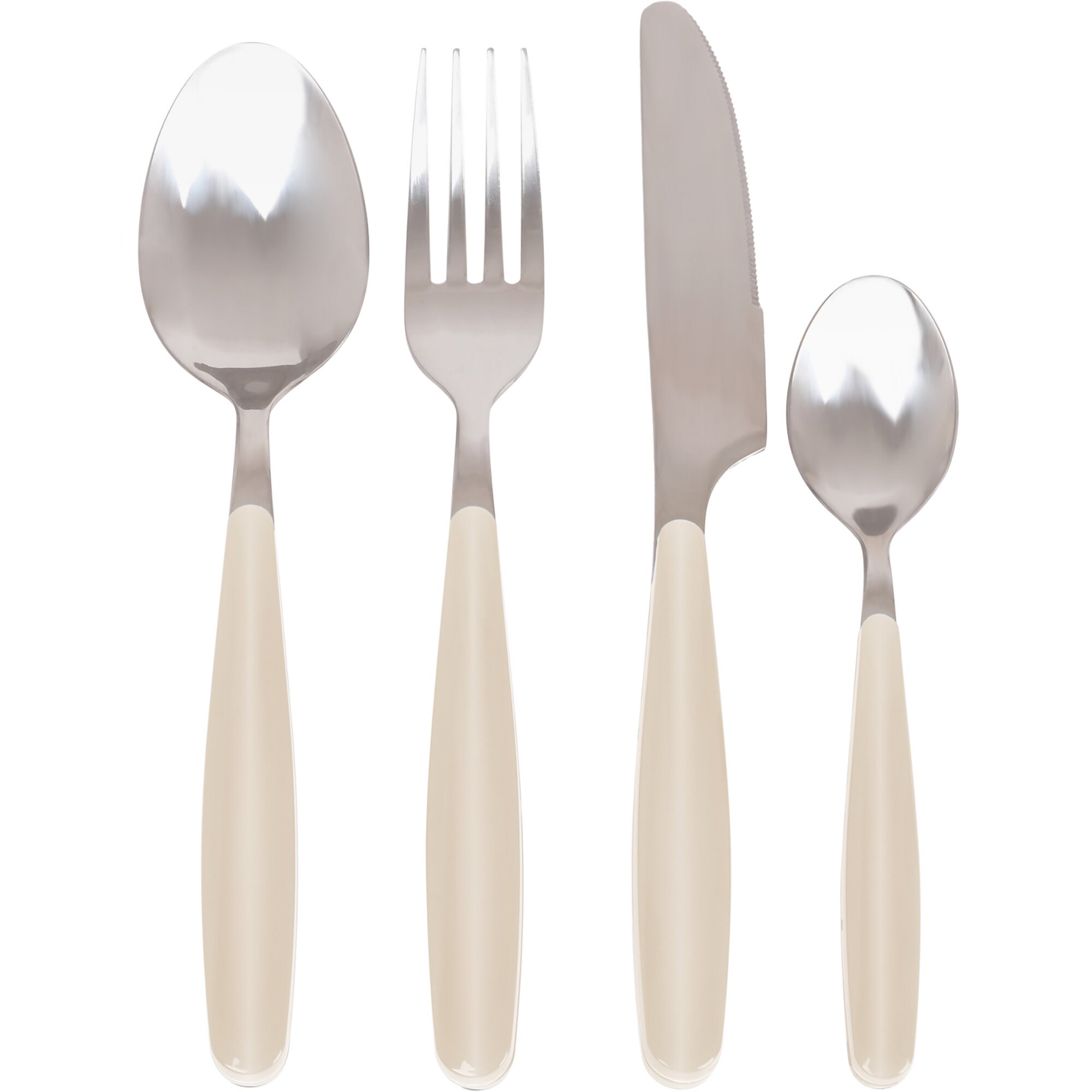 BRUNNER Besteckset Sapora, 16-teilig, cremeweiß ~ 16 405