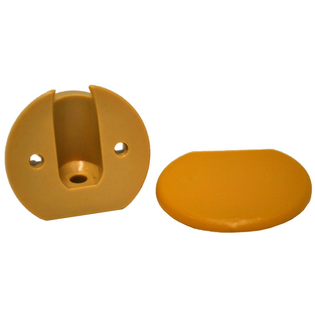 Häfele Möbelverbinder PVC beige, 5er SB-verpackt  ~ 250/181