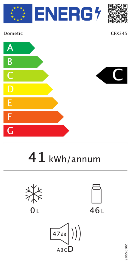 Dometic CoolFreeze CFX3 45, 12 / 24 / 110–240 Volt, EEK: C ~ 33 364