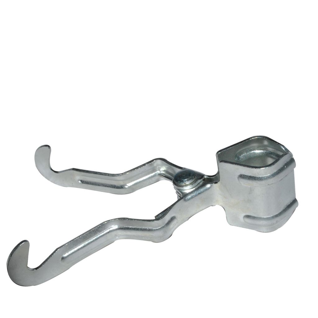 Peggy Peg Klemmkleiderhaken 2-fach Eisen verzinkt  ~ 610/608