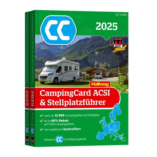 ACSI CampingCard & Stellplatzführer 2025 ~ 066/019
