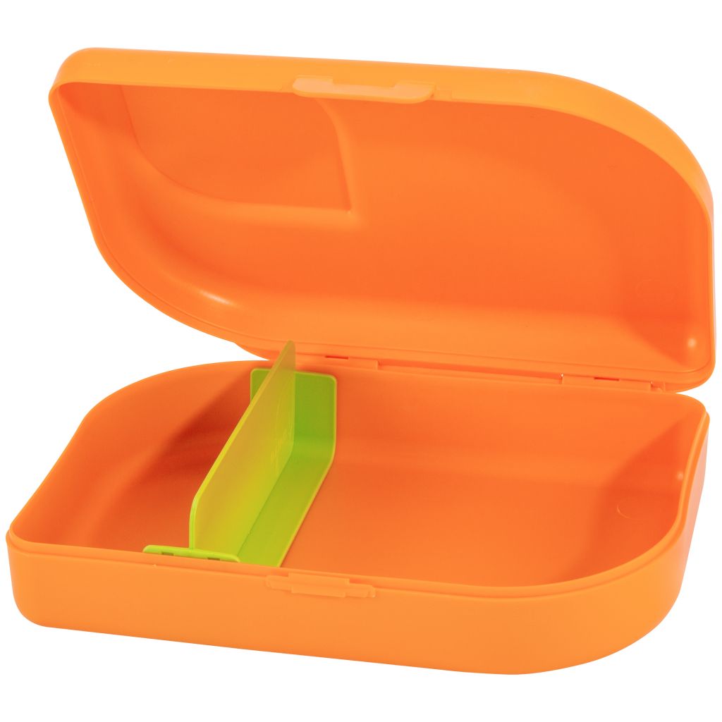 ajaa Brotbox mit Trenner, orange ~ 550/256