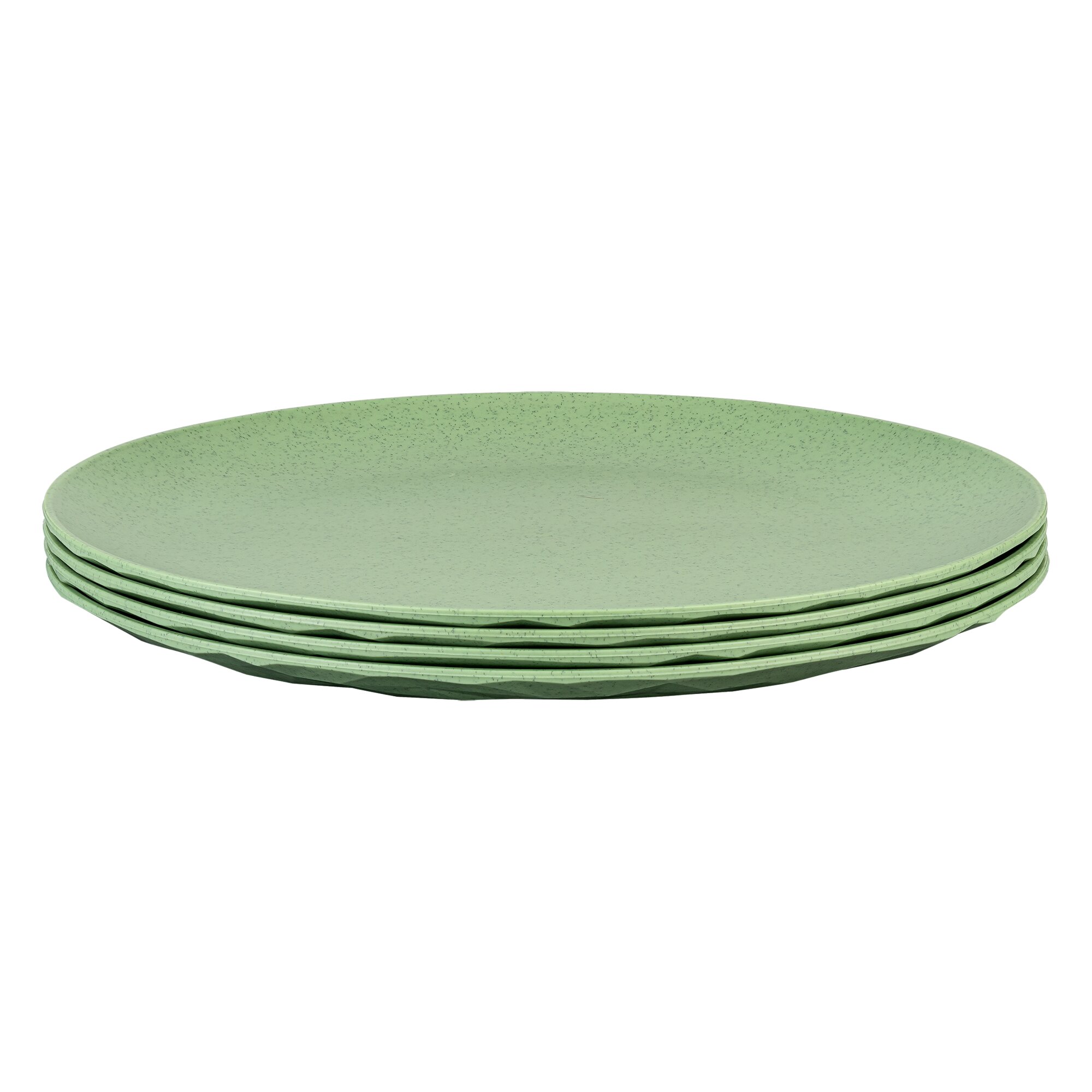 koziol Flacher Teller CLUB PLATE 260, grün, 4er-Set ~ 551/286