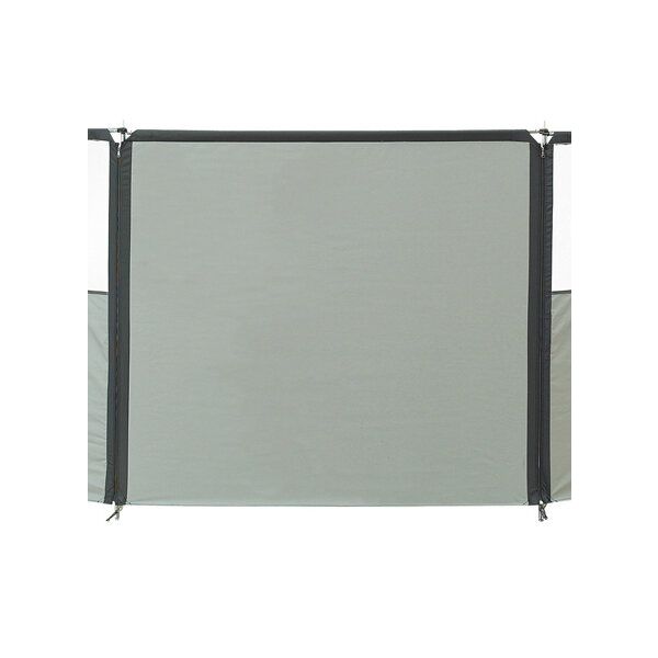 Isabella Flex Grey Windschutz Erweiterung ohne Fenster 154 x 140 cm ~ 072/232