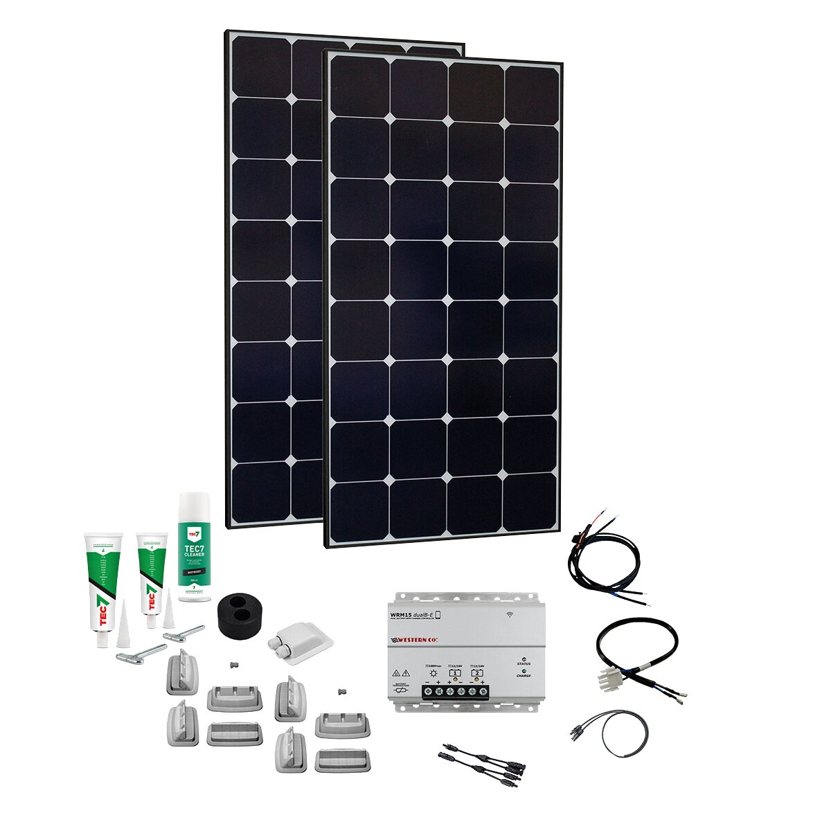 Phaesun Solar-Komplettanlage SPR Caravan Kit Solar Peak MPPT DUO 240 W | 12V ~ 323/475