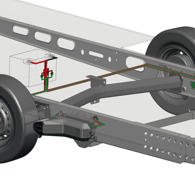 AL-KO Mammut Einachs M20 Caravan Rangierhilfe 115/220 Verkabelung