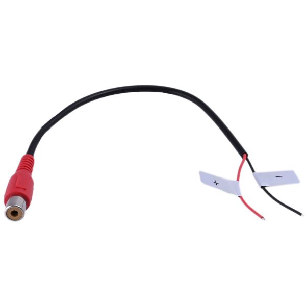 Caratec® Adapter Monitor, 2 offene Enden auf Cinch-Buchse ~ ARV-063