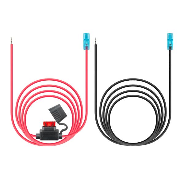 wentronic Kabelset für USB-Einbaucharger, schwarz, rot ~ 324/067