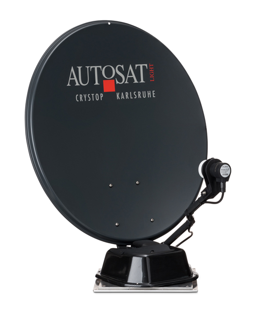 Crystop Sat-Anlage AutoSat Light S Digital Single, schwarz ~ 72 470