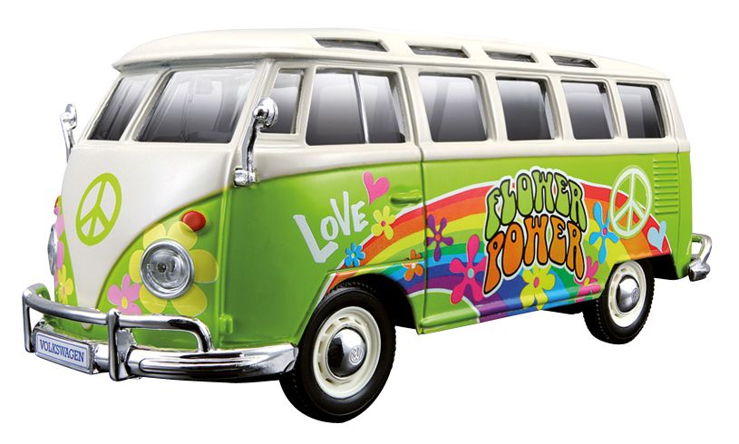 Maisto Fahrzeugmodell VW Bus Samba Hippie-Line  ~ 67 147