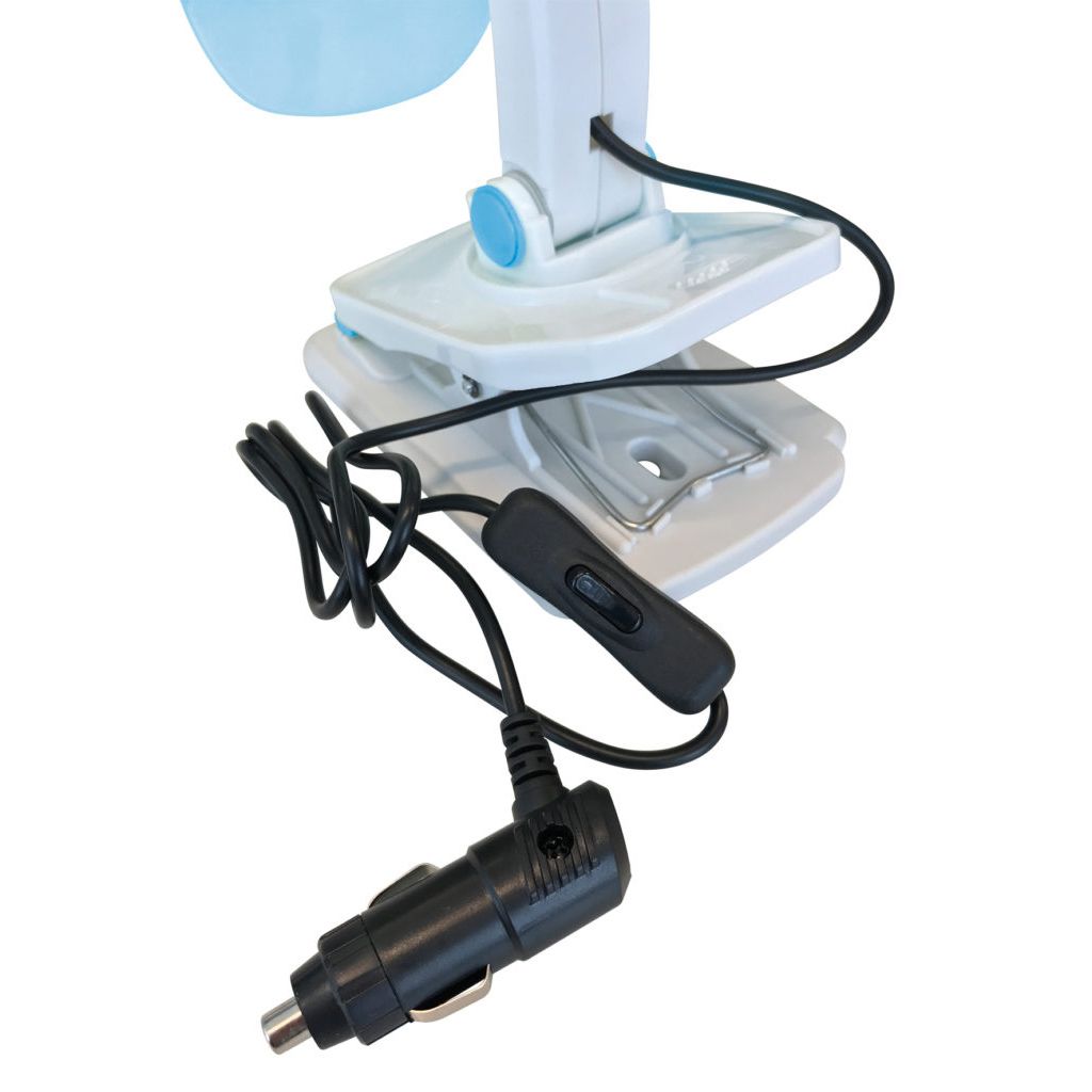 Ventilator 12 Volt, blau, Stecker