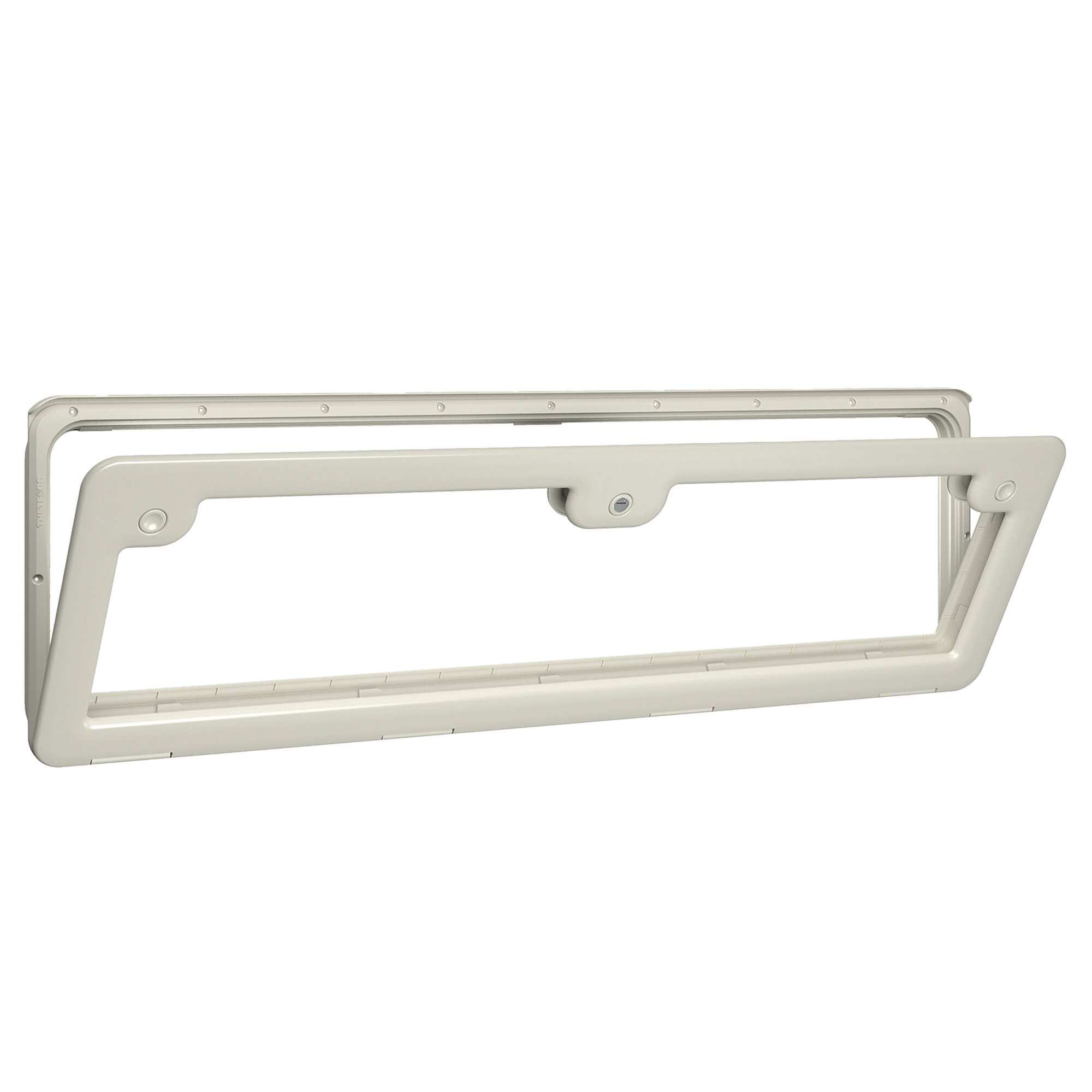Thetford Serviceklappe Modell 7 hellgrau, Ausschnittmaß 1069 x 299 mm ~ 301/271