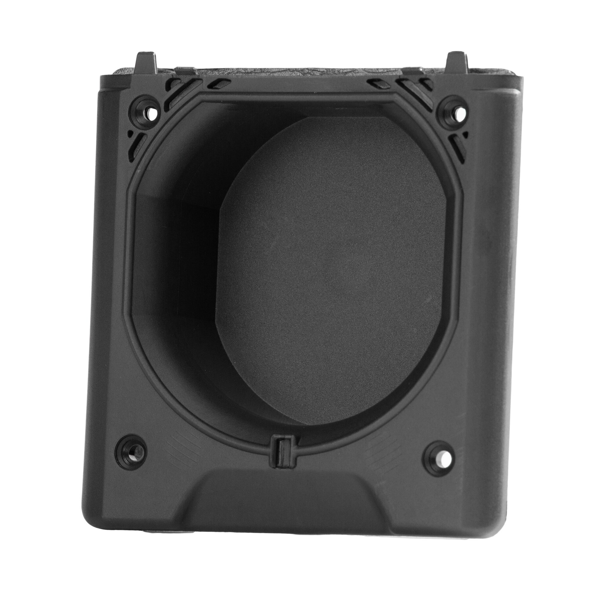 ABL Leerdose ohne Klappdeckel, schwarz ~ 300/446