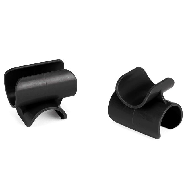 Crespo Clips für Fußauflage RP/215-AD, AP/231-AD, schwarz, 4 Stück ~ 601/046-2